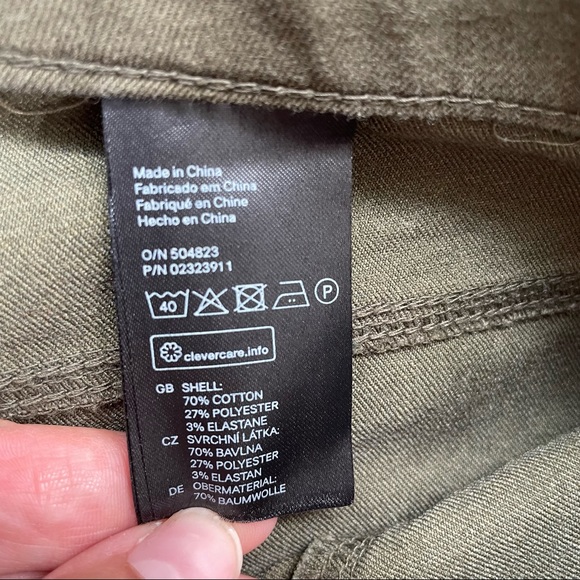 H&M Olive Green Skinny Leg Pants - Picture 5 of 6